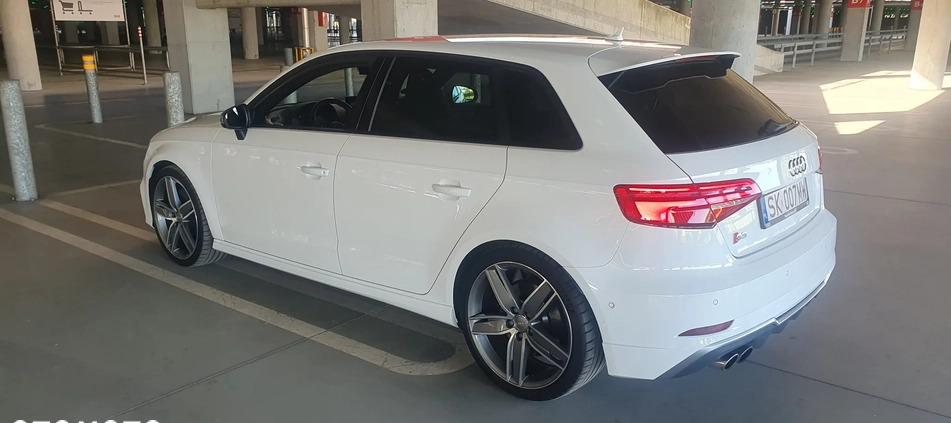 Audi S3 cena 114000 przebieg: 117000, rok produkcji 2018 z Katowice małe 121